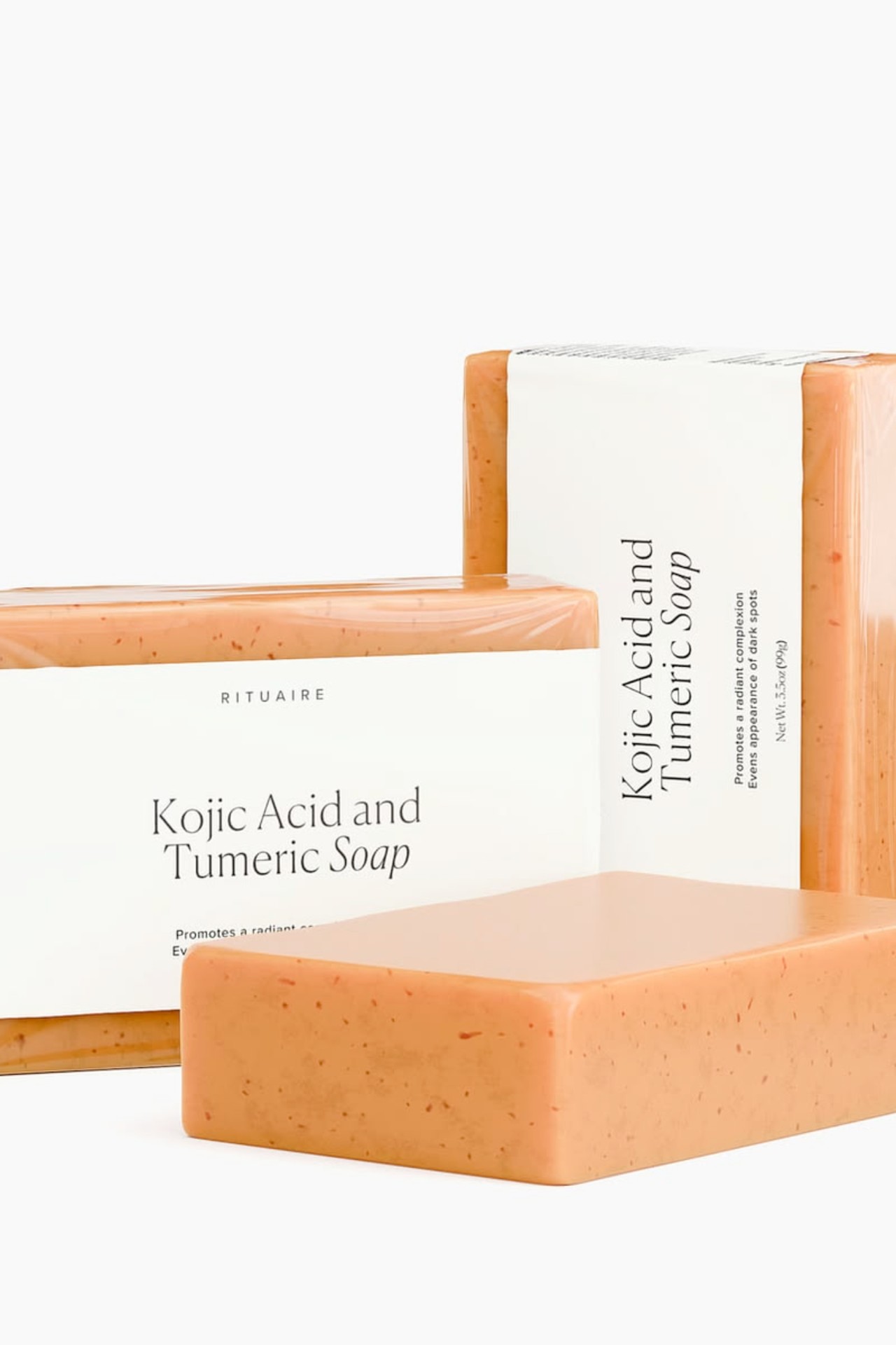 Rituaire Kojic Acid and Tumeric Soap — box with bars