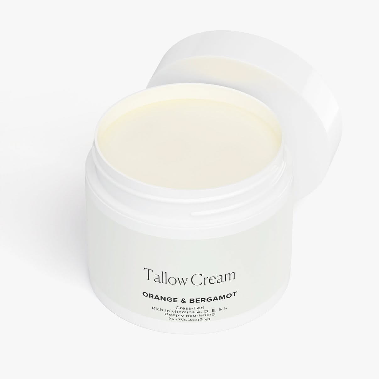 Rituaire Tallow Cream — open jar showing the cream